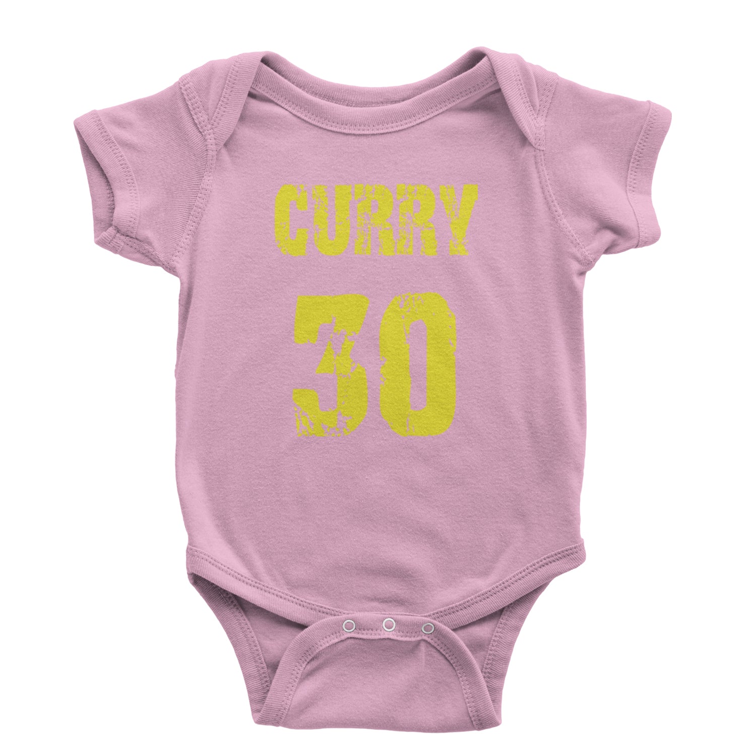 Curry #30 Infant One-Piece Romper Bodysuit and Toddler T-shirt Light Pink