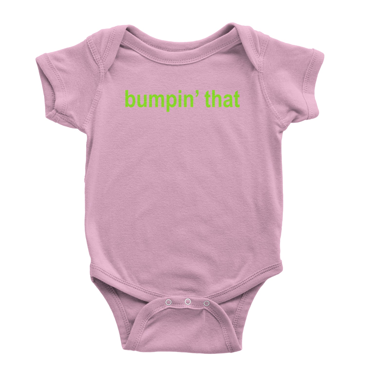 Bumpin' That Brat Music Infant One-Piece Romper Bodysuit and Toddler T-shirt Light Pink