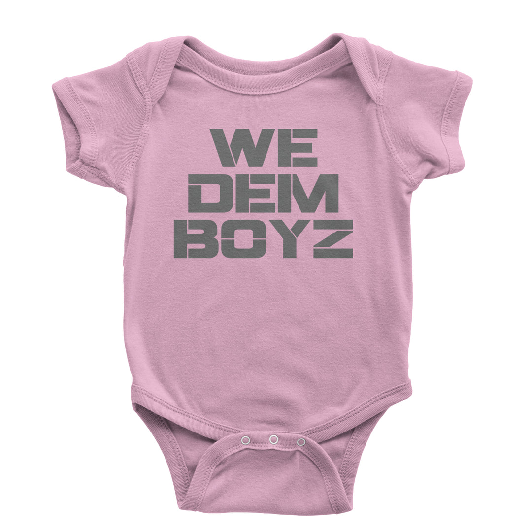 WE Dem Boys Dallas  Infant One-Piece Romper Bodysuit and Toddler T-shirt Light Pink