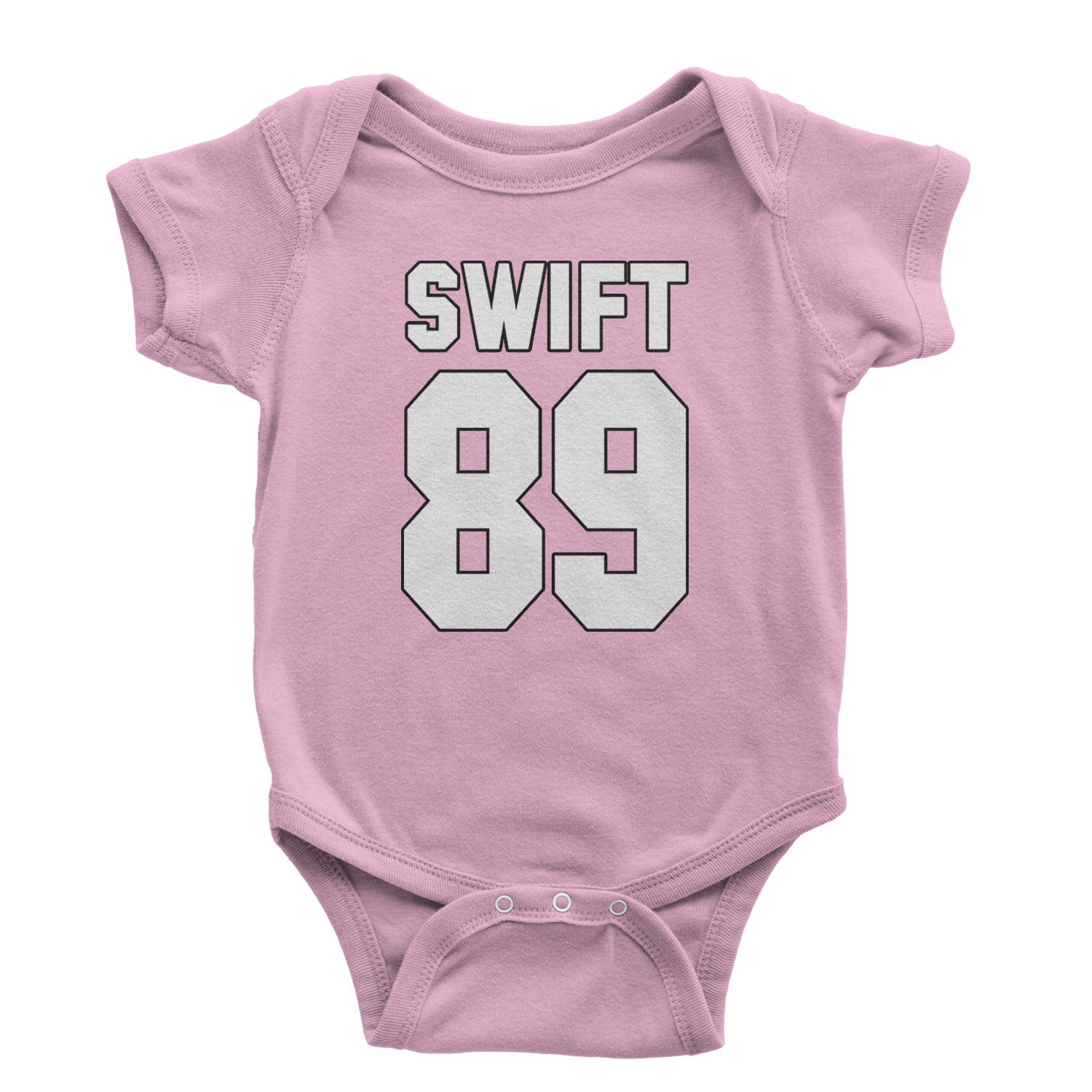 Swift 89 Birth Year Music Fan Era Poets Department Lover Infant One-Piece Romper Bodysuit and Toddler T-shirt Light Pink
