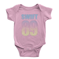 Lover Era Swift 89 Birth Year Music Fan TTPD Infant One-Piece Romper Bodysuit and Toddler T-shirt Light Pink