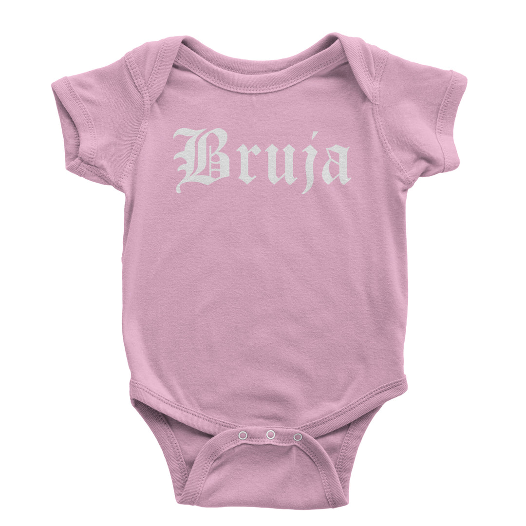 Bruja Gothic Spanish Witch Infant One-Piece Romper Bodysuit and Toddler T-shirt Light Pink