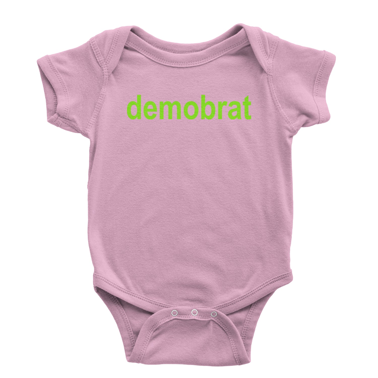 Demobrat Kamala Is Brat Vote Democrat Infant One-Piece Romper Bodysuit and Toddler T-shirt Light Pink