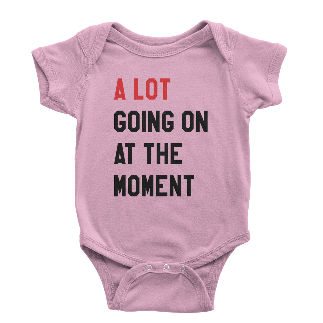 A Lot Going On At The Moment New TTPD Poet Department Infant One-Piece Romper Bodysuit and Toddler T-shirt Light Pink