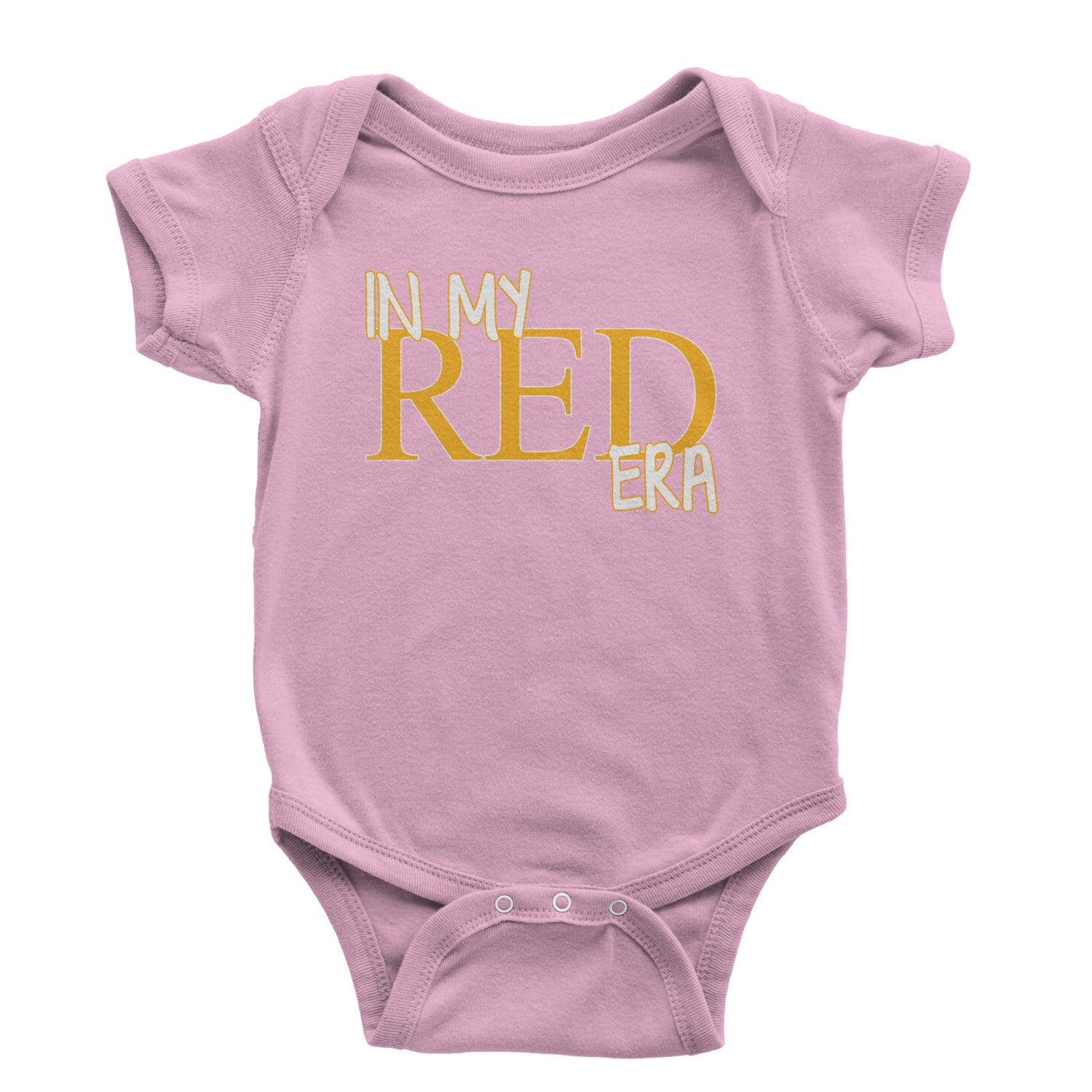 In My Red Era Kansas City Infant One-Piece Romper Bodysuit and Toddler T-shirt Light Pink