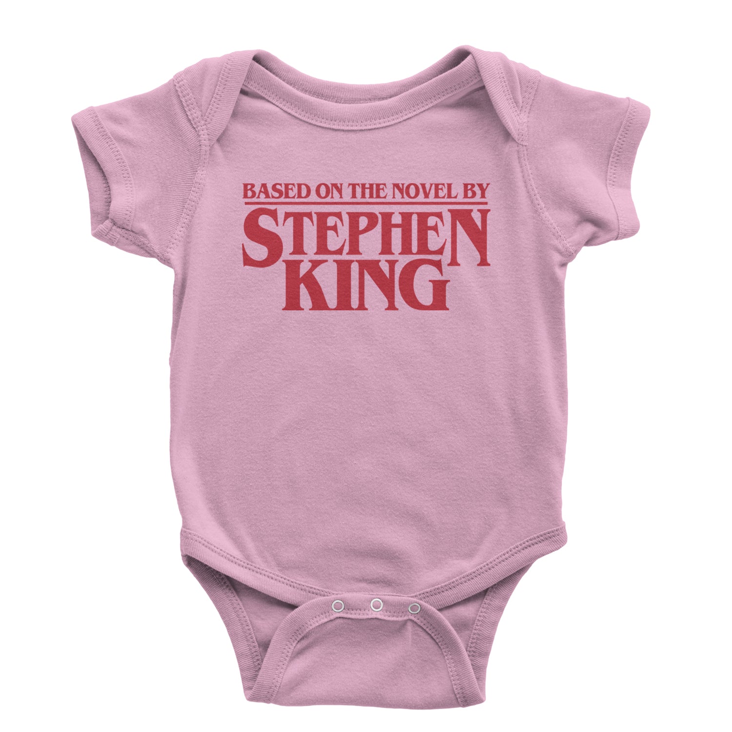 Based On The Novel By Stephen King Infant One-Piece Romper Bodysuit and Toddler T-shirt Light Pink