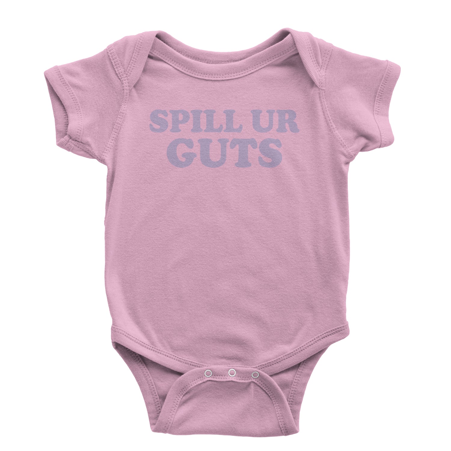 Spill Ur Guts Music Infant One-Piece Romper Bodysuit and Toddler T-shirt Light Pink