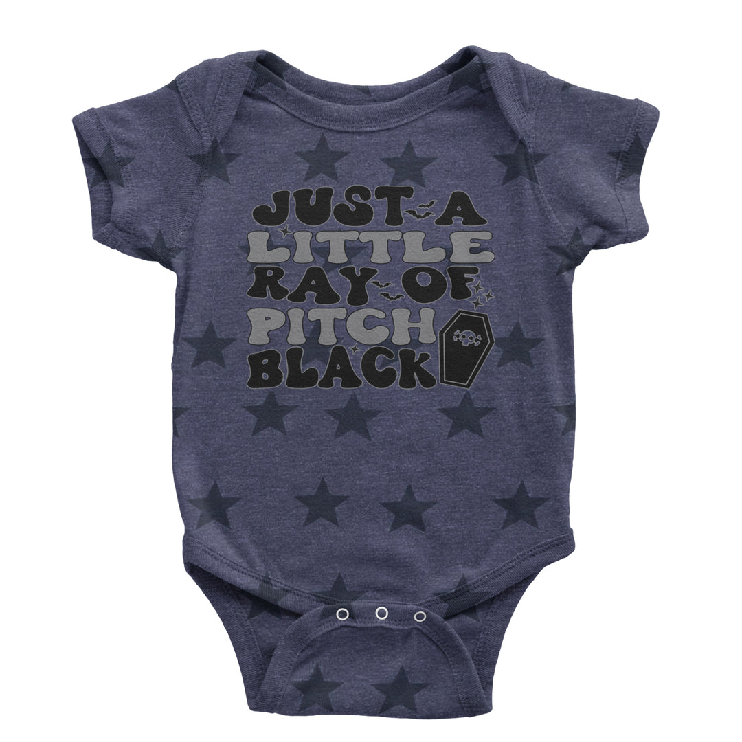 Just A Little Ray of Pitch Black graphic on Onesie and Toddler T-Shirt alternate view 5