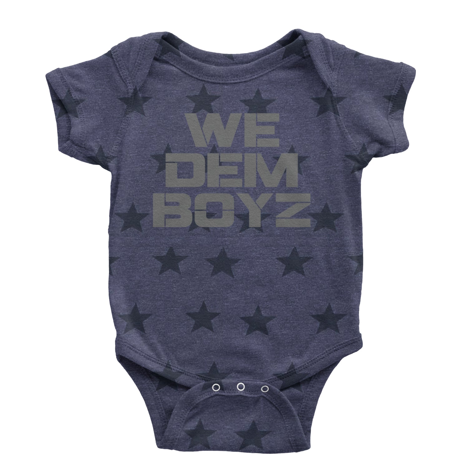 WE Dem Boys Dallas  Infant One-Piece Romper Bodysuit and Toddler T-shirt Navy Blue STAR