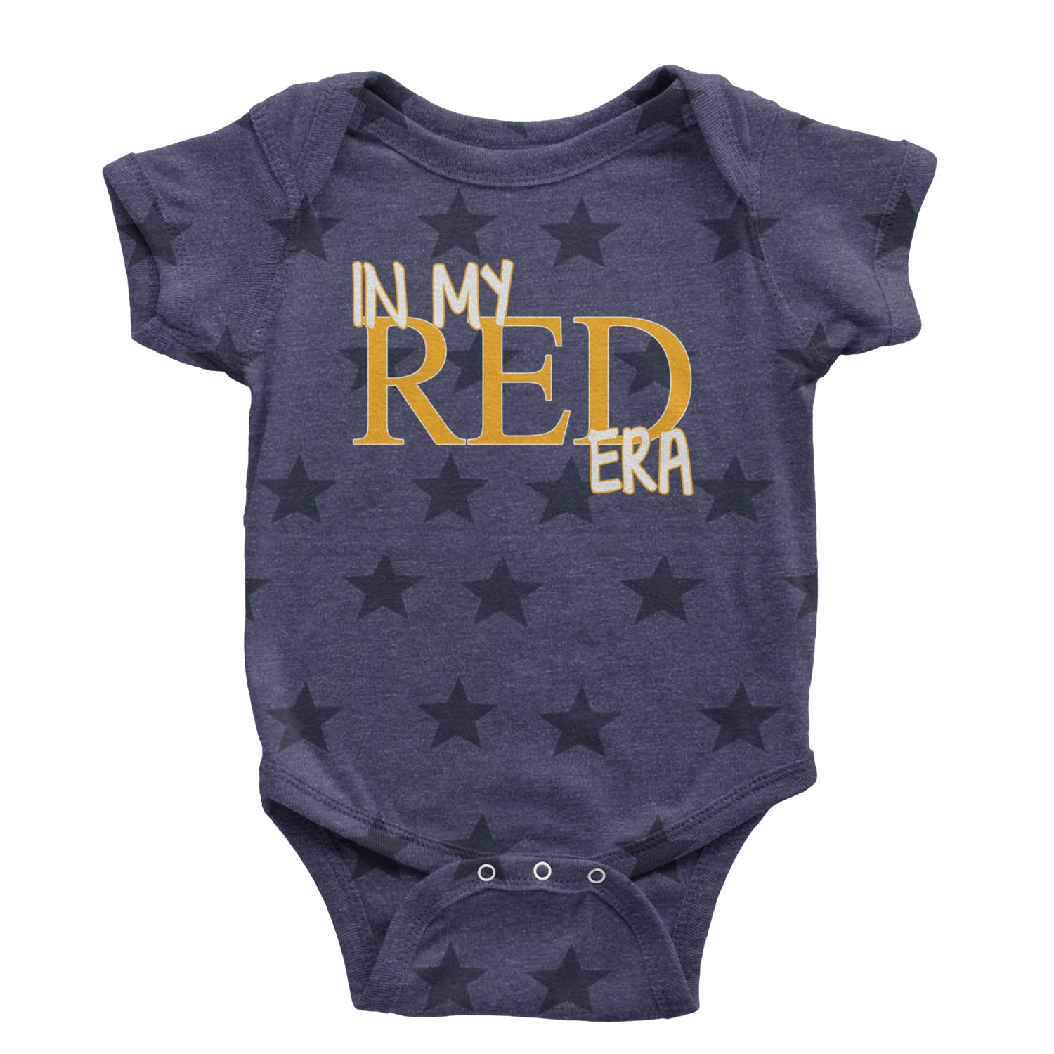 In My Red Era Kansas City Infant One-Piece Romper Bodysuit and Toddler T-shirt Navy Blue STAR