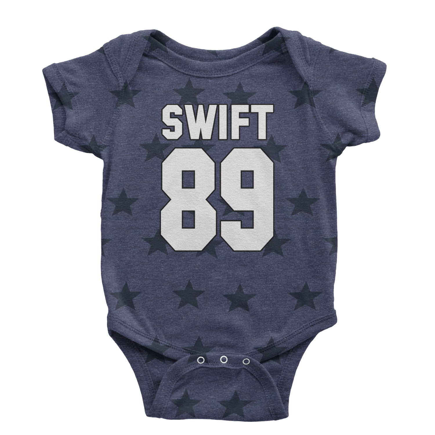 Swift 89 Birth Year Music Fan Era Poets Department Lover Infant One-Piece Romper Bodysuit and Toddler T-shirt Navy Blue STAR