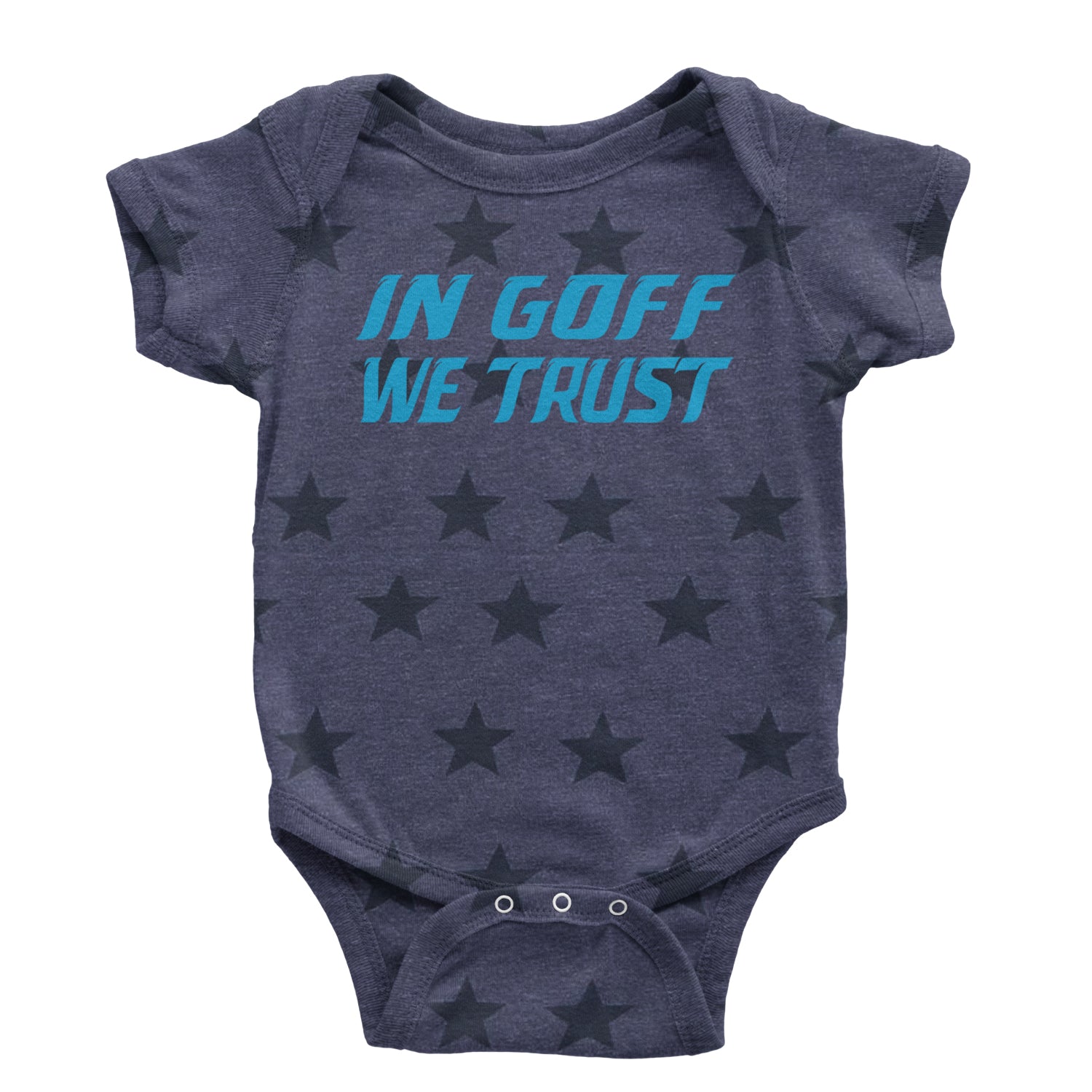 In Goff We Trust Detroit Infant One-Piece Romper Bodysuit and Toddler T-shirt Navy Blue STAR