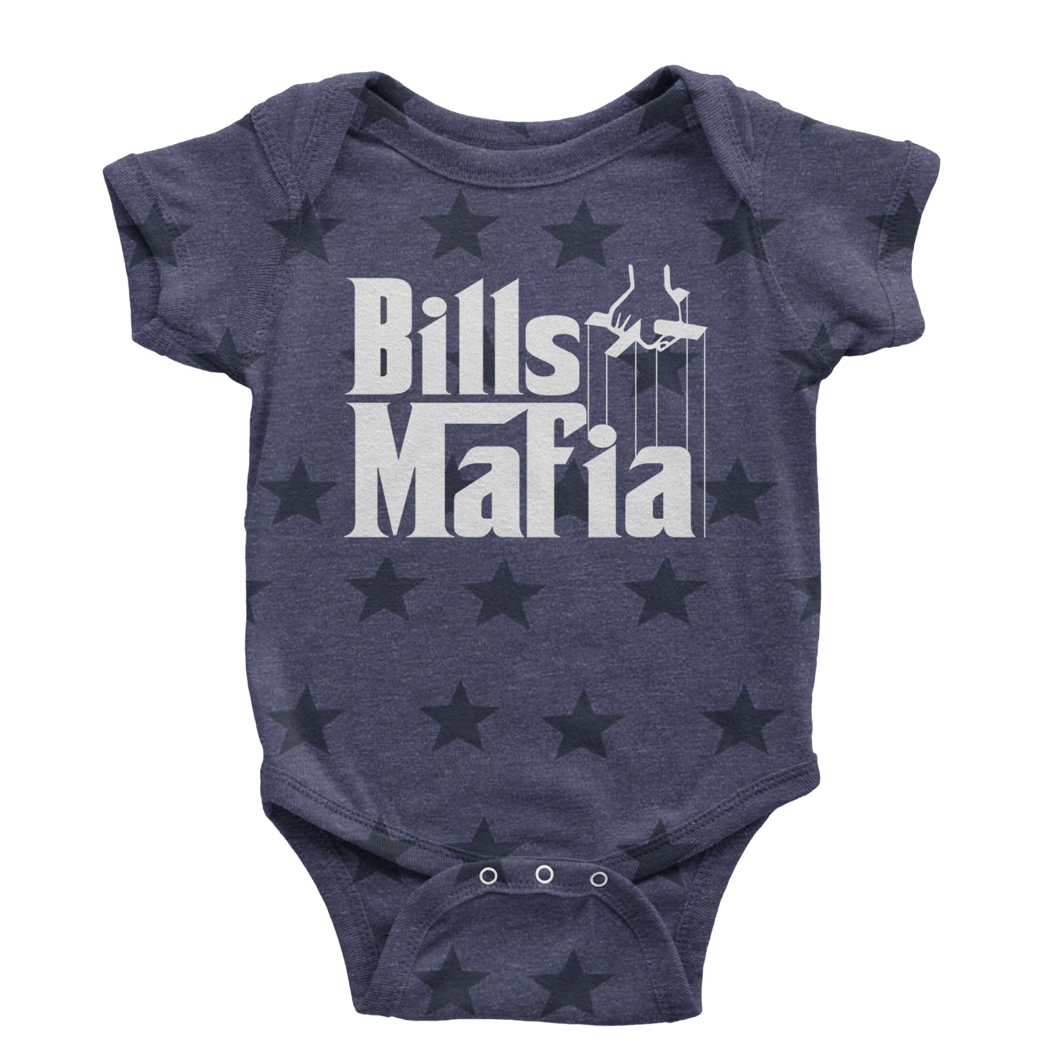 Mafia Bills Mafia Godfather Infant One-Piece Romper Bodysuit and Toddler T-shirt Navy Blue STAR