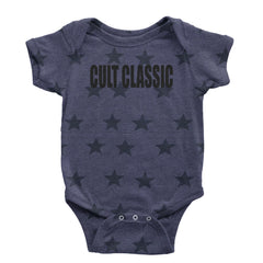 Cult Classic Pop Music Club Infant One-Piece Romper Bodysuit and Toddler T-shirt Navy Blue STAR