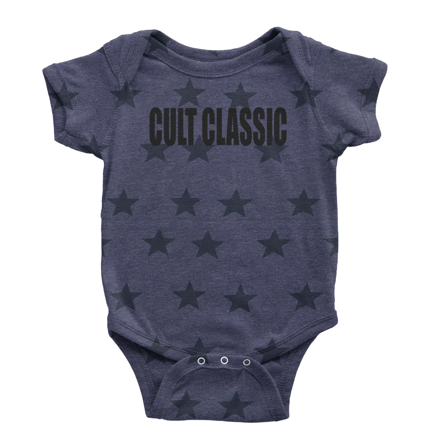 Cult Classic Pop Music Club Infant One-Piece Romper Bodysuit and Toddler T-shirt Navy Blue STAR