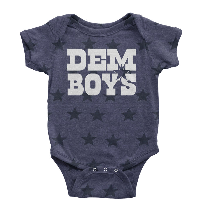Dem Boys Dallas Football Infant One-Piece Romper Bodysuit or Toddler T-shirt