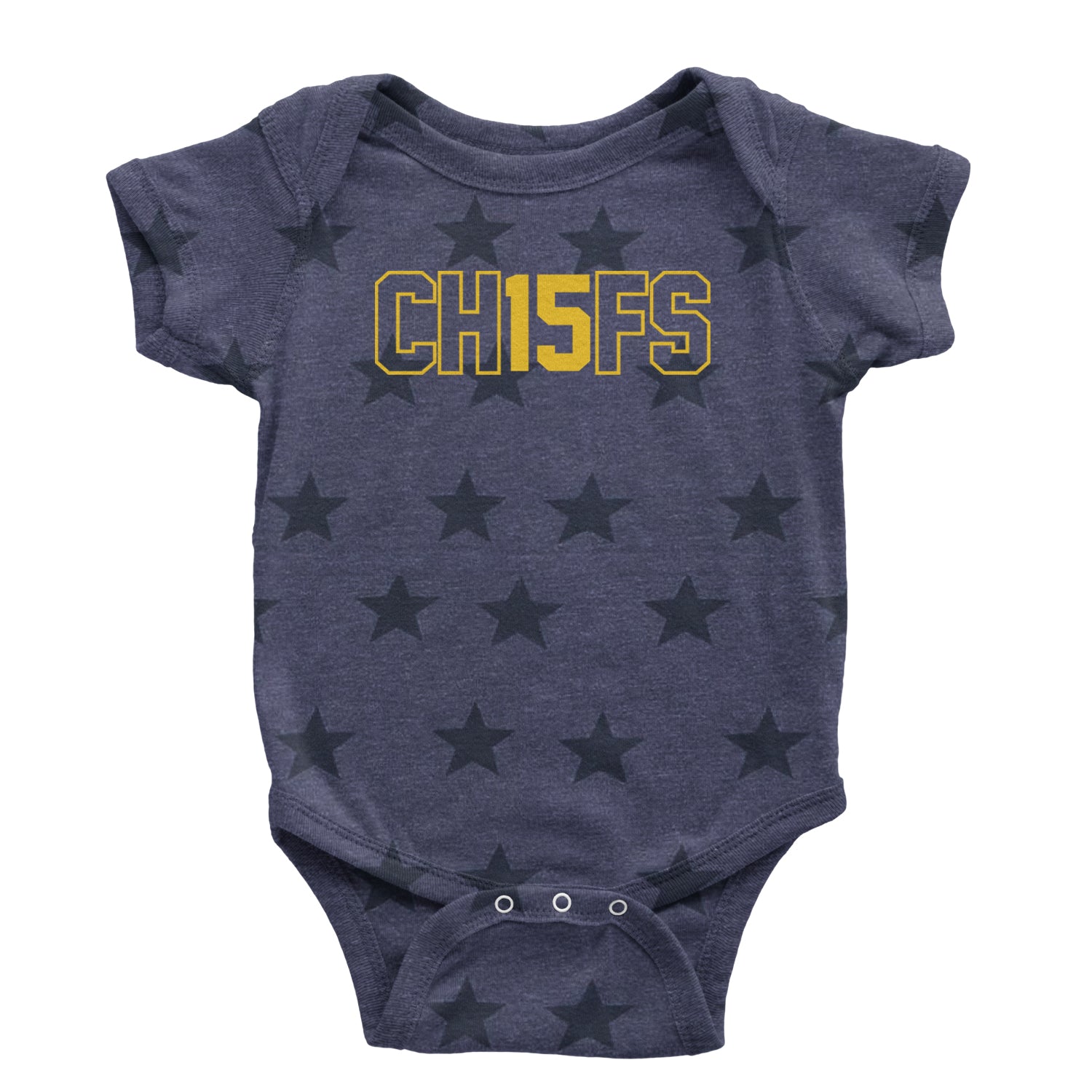 Ch15fs Chief 15 Shirt Infant One-Piece Romper Bodysuit and Toddler T-shirt Navy Blue STAR