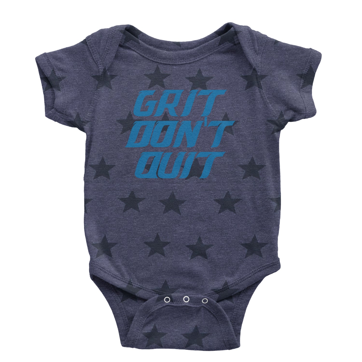 Grit Don't Quit Detroit Grit Infant One-Piece Romper Bodysuit and Toddler T-shirt Navy Blue STAR