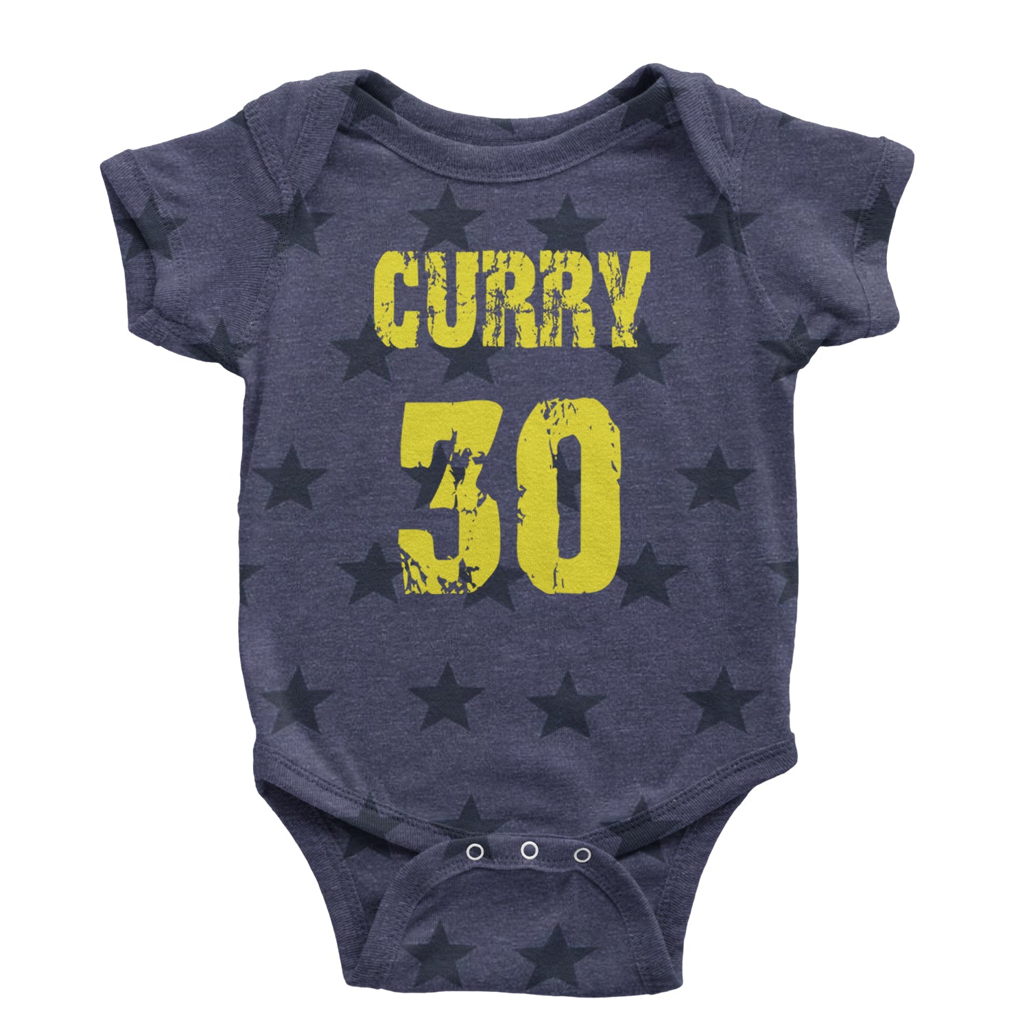 Curry #30 Infant One-Piece Romper Bodysuit and Toddler T-shirt Navy Blue STAR