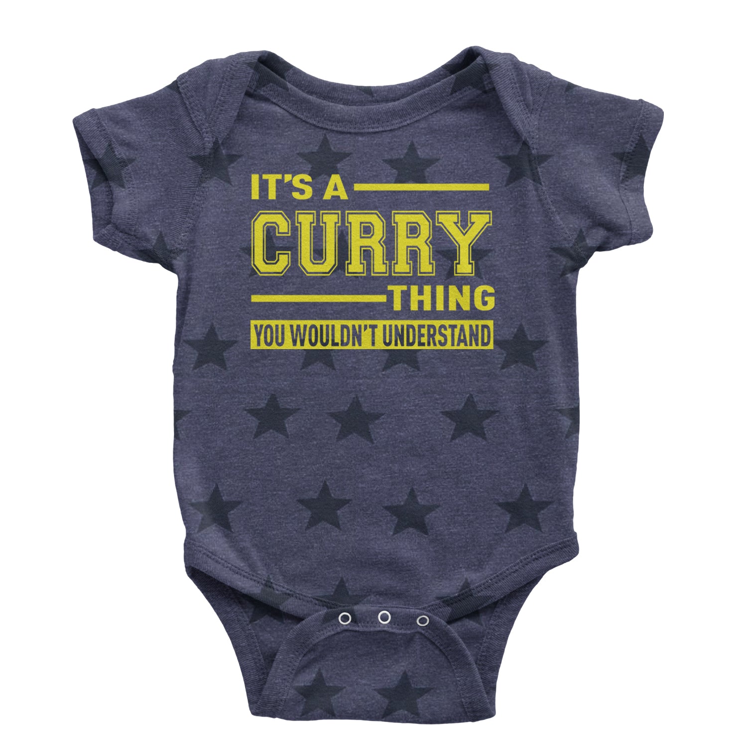 It's A Curry Thing, You Wouldn't Understand Basketball Infant One-Piece Romper Bodysuit and Toddler T-shirt Navy Blue STAR