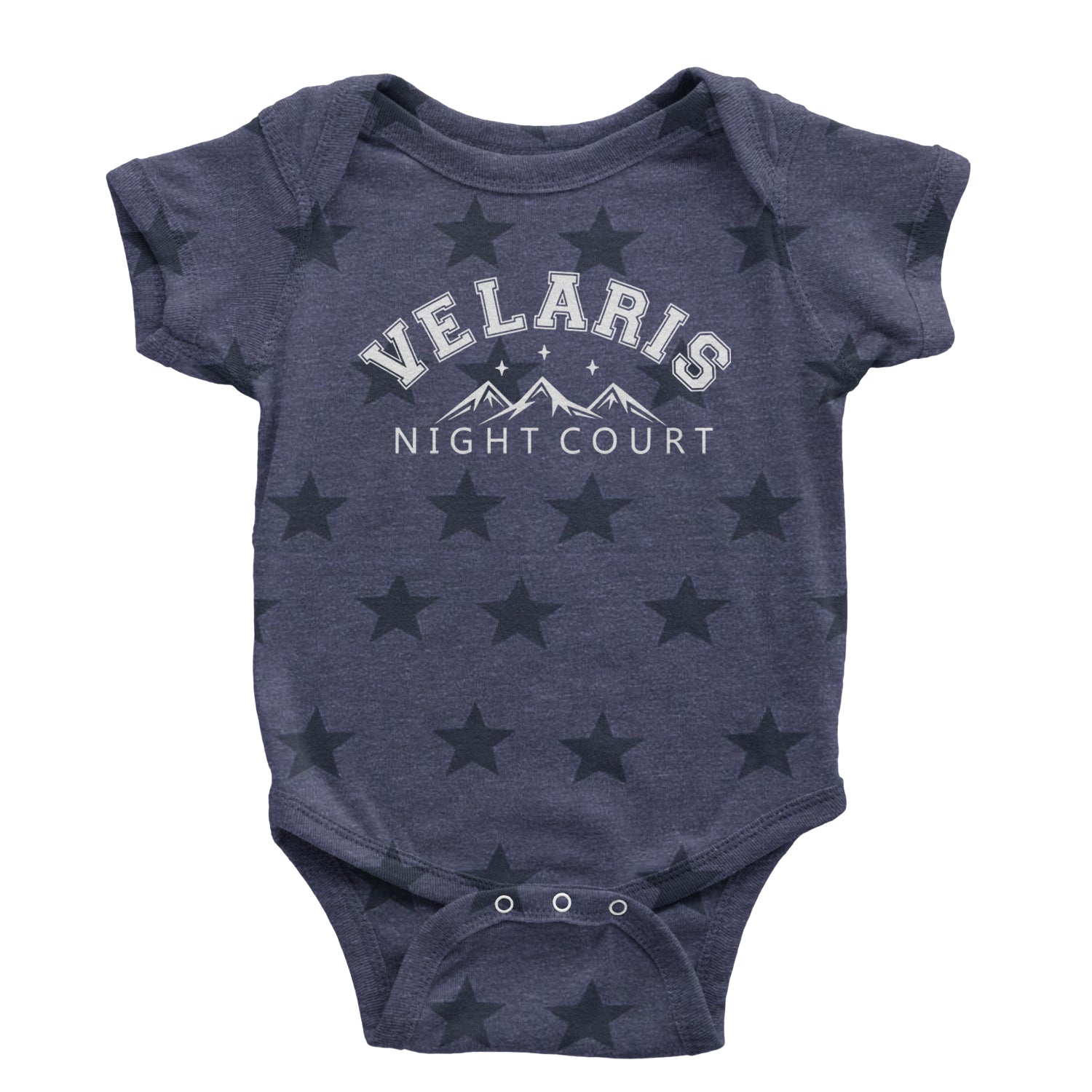 Velaris Night Court Squad Starfall Infant One-Piece Romper Bodysuit and Toddler T-shirt Navy Blue STAR