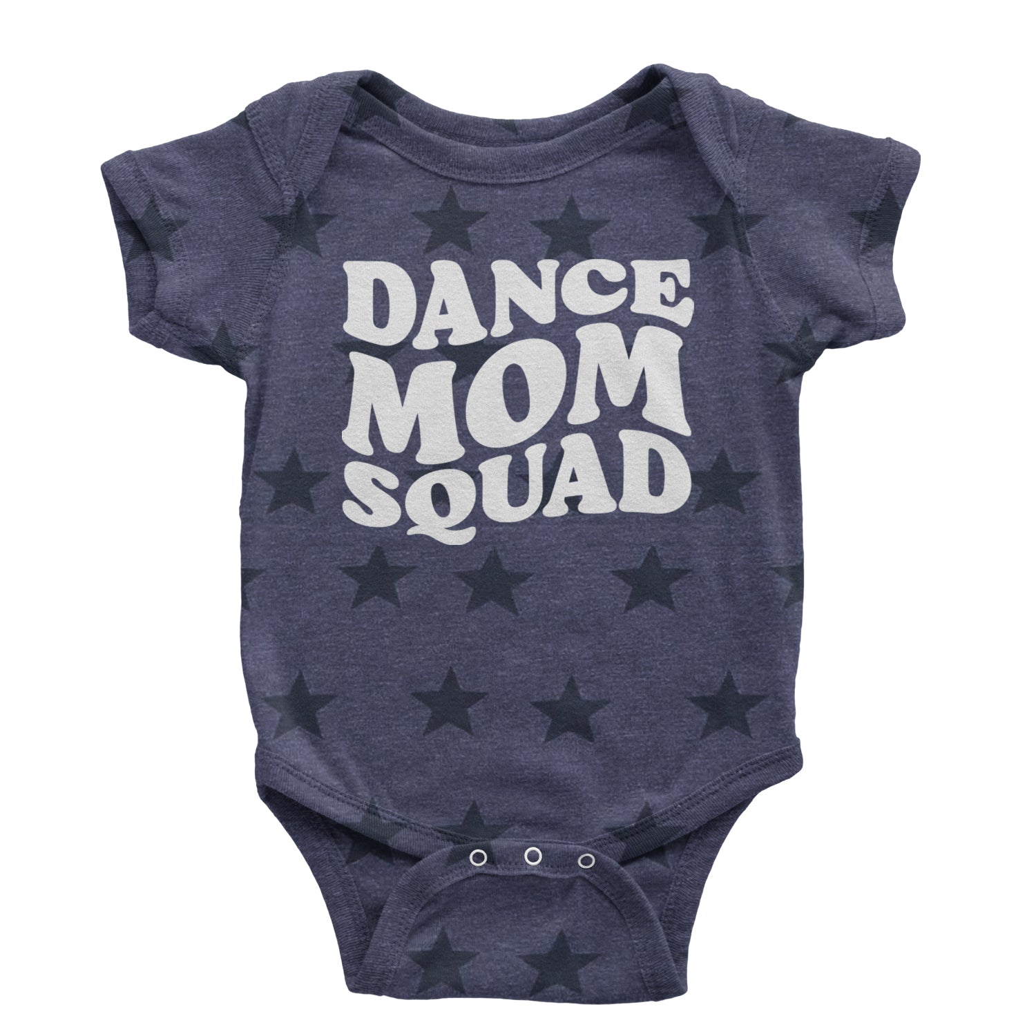 Dance Mom Squad Infant One-Piece Romper Bodysuit and Toddler T-shirt Navy Blue STAR