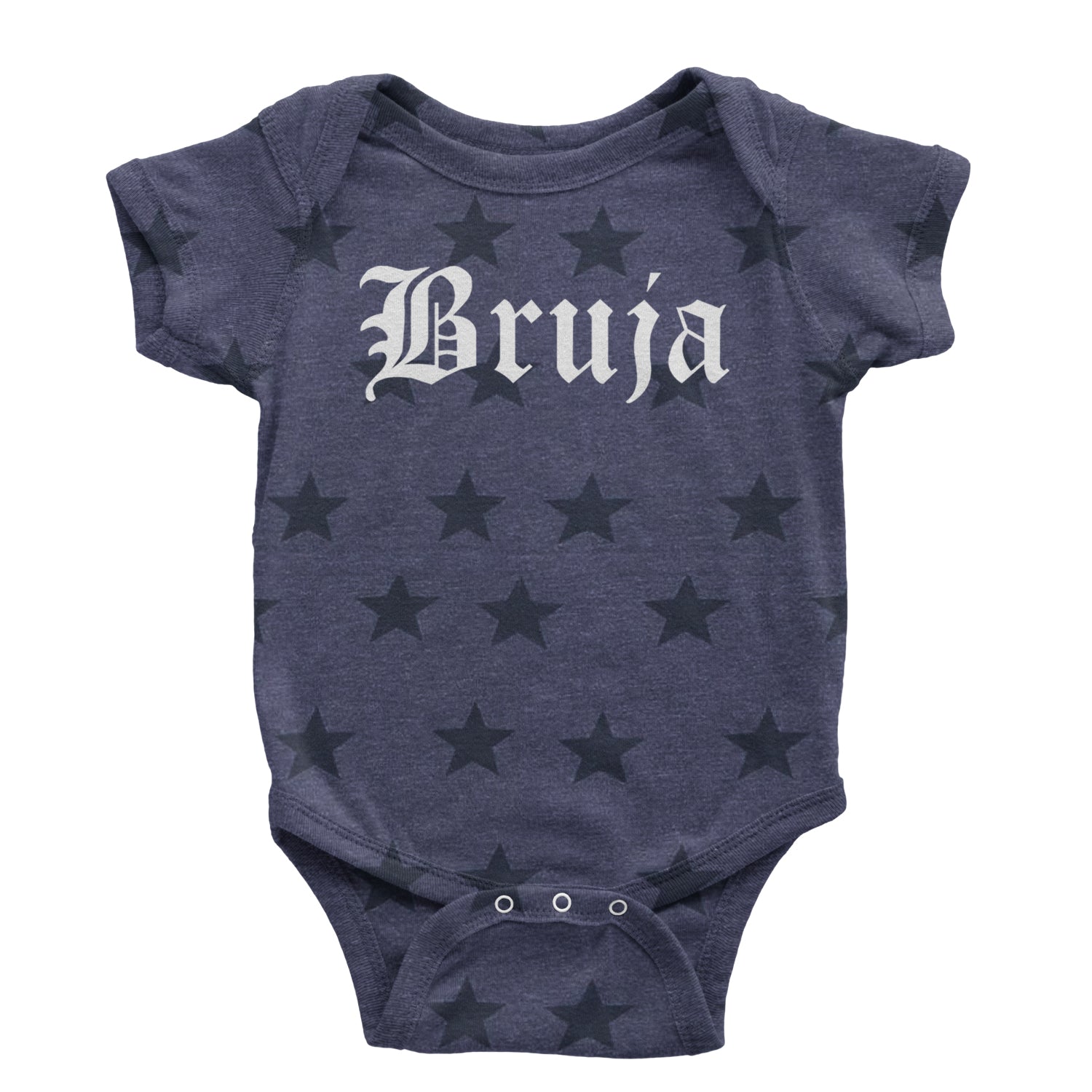 Bruja Gothic Spanish Witch Infant One-Piece Romper Bodysuit and Toddler T-shirt Navy Blue STAR