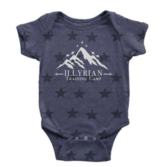 Illyrian Training Camp Night Court Infant One-Piece Romper Bodysuit and Toddler T-shirt Navy Blue STAR