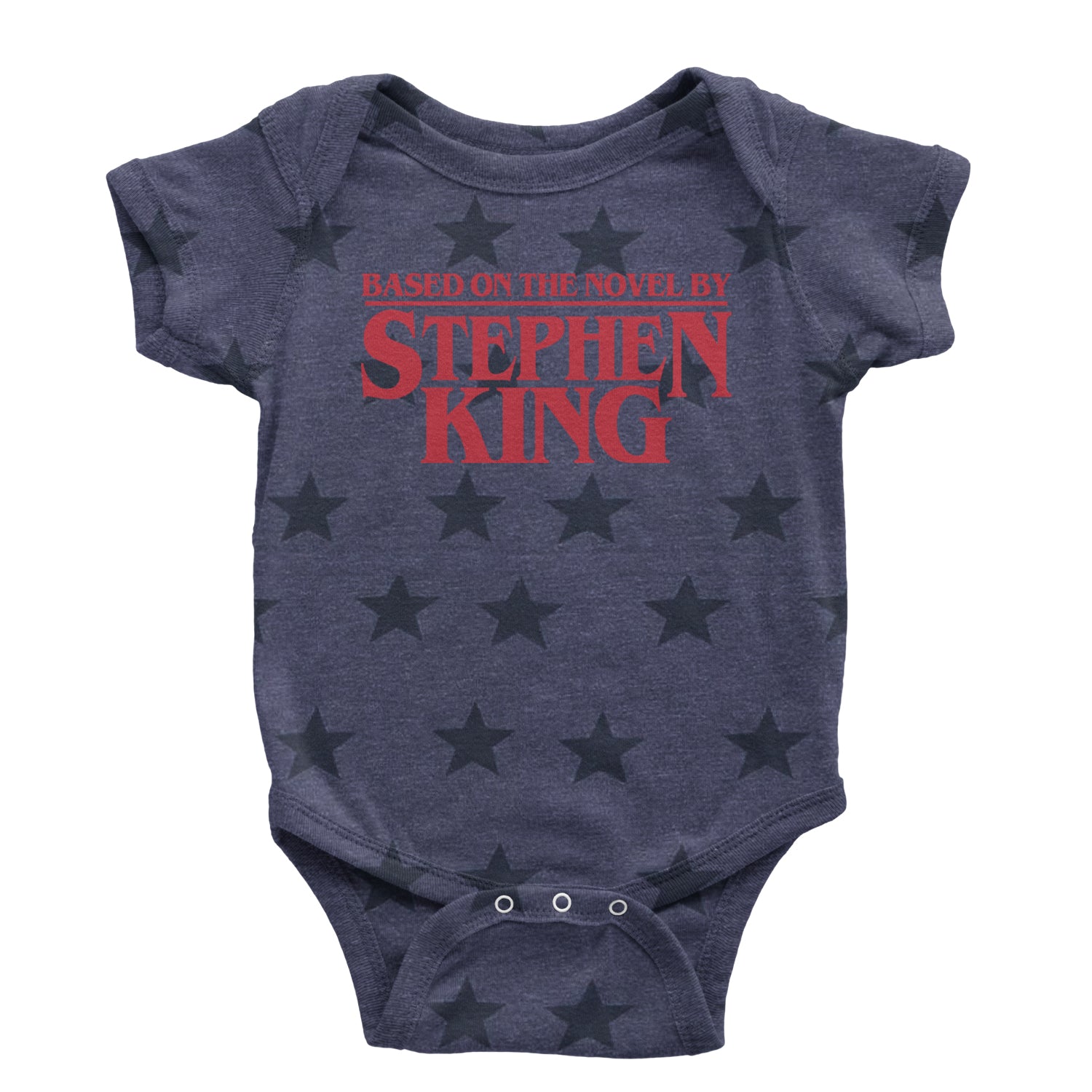 Based On The Novel By Stephen King Infant One-Piece Romper Bodysuit and Toddler T-shirt Navy Blue STAR