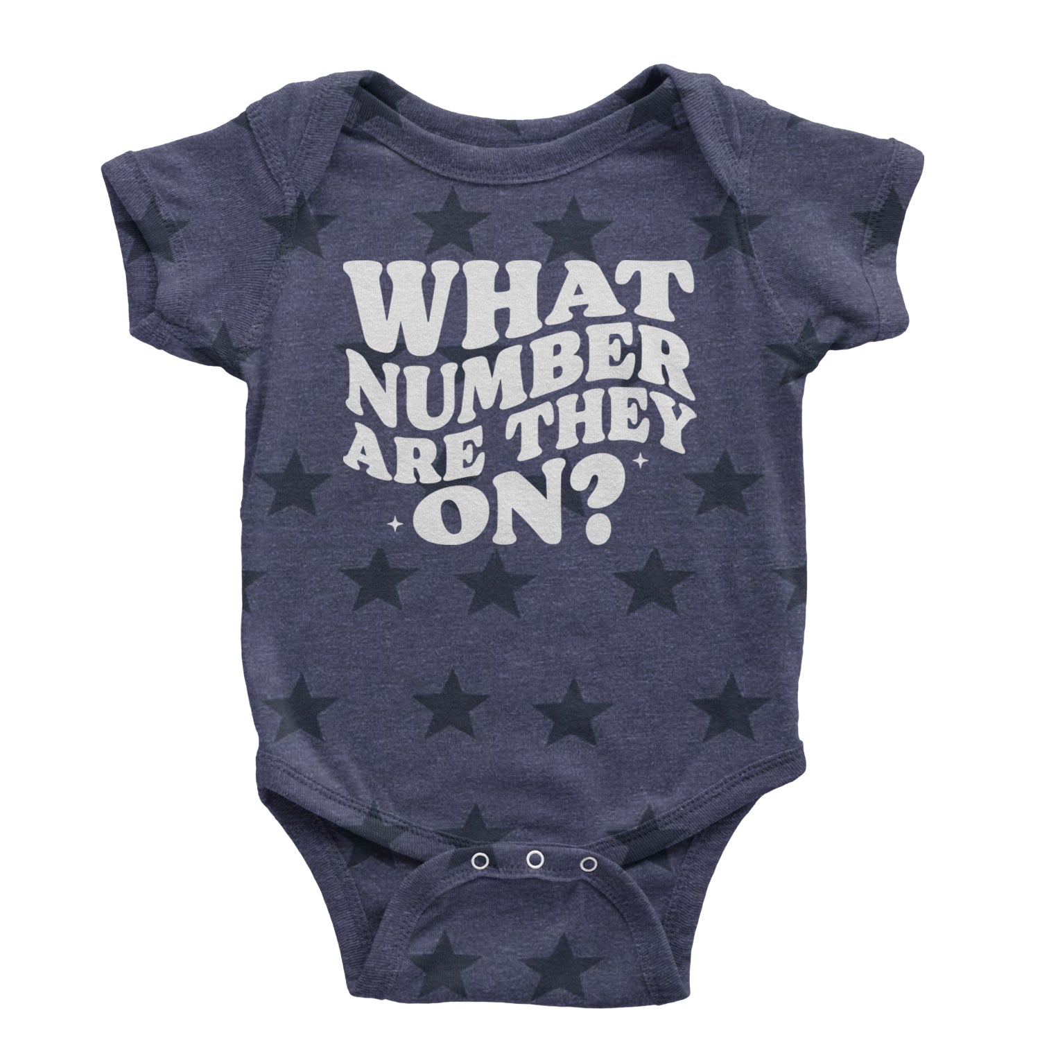 What Number Are They On Dance Infant One-Piece Romper Bodysuit and Toddler T-shirt Navy Blue STAR