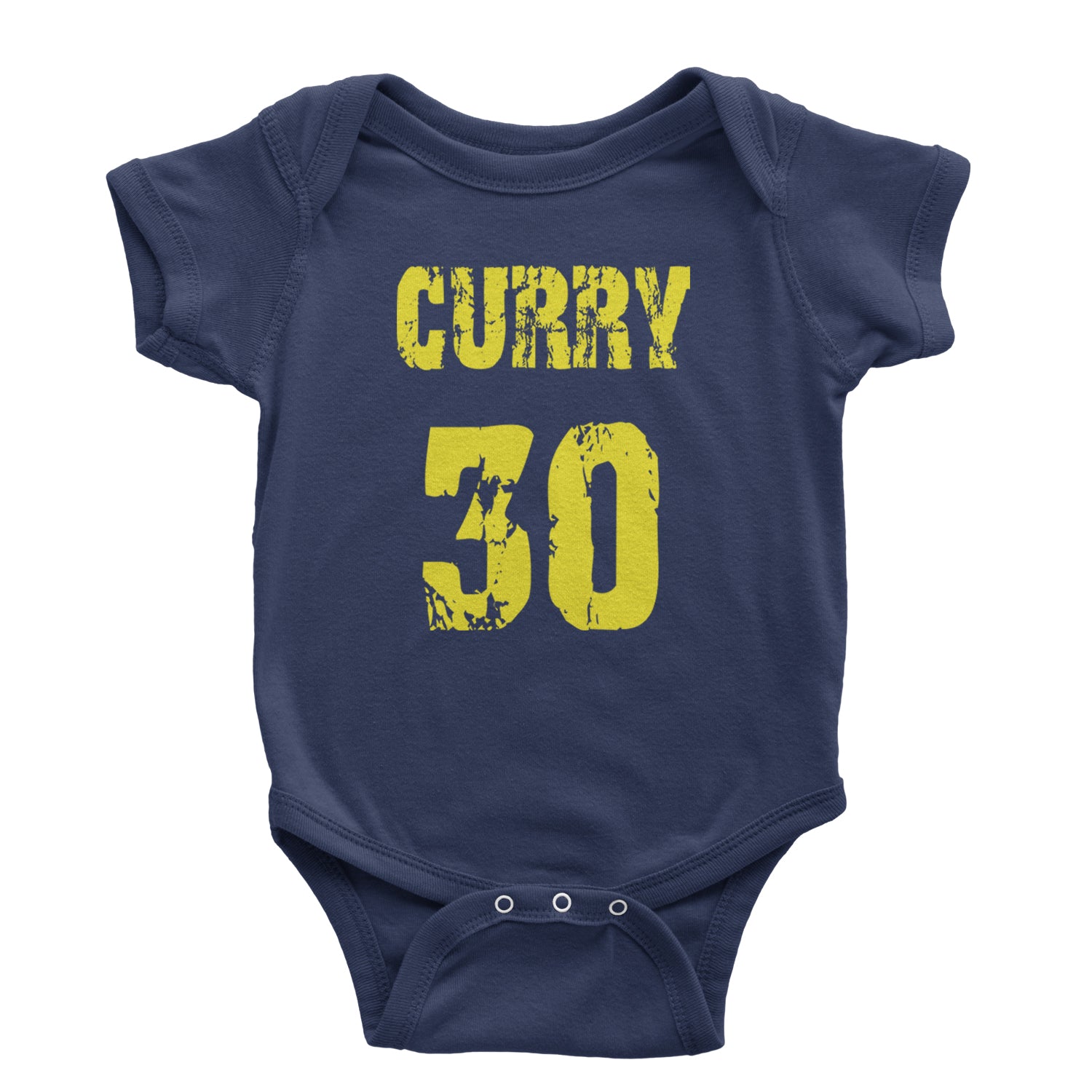 Curry #30 Infant One-Piece Romper Bodysuit and Toddler T-shirt Navy Blue