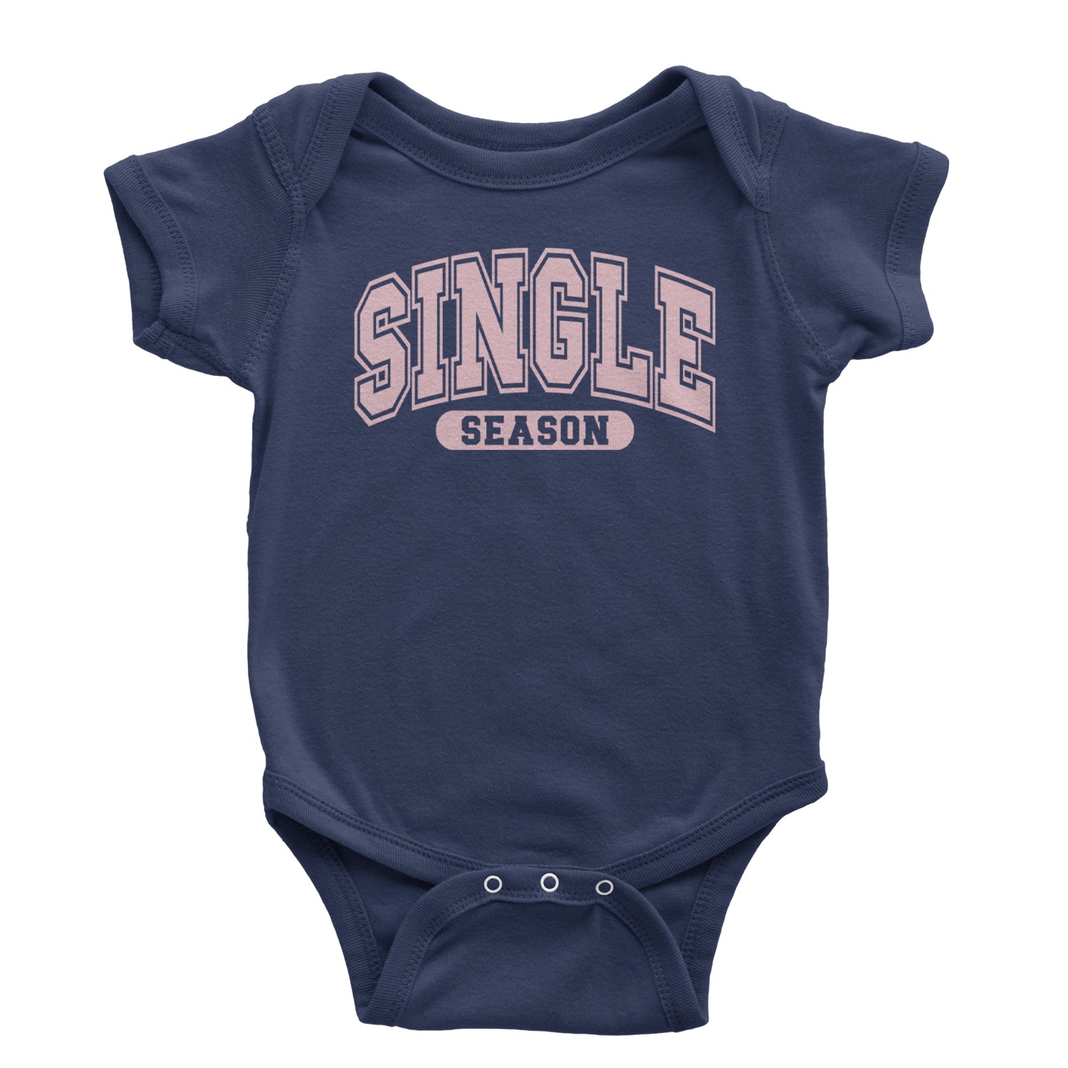 Single Season Valentine's Day Infant One-Piece Romper Bodysuit and Toddler T-shirt Navy Blue