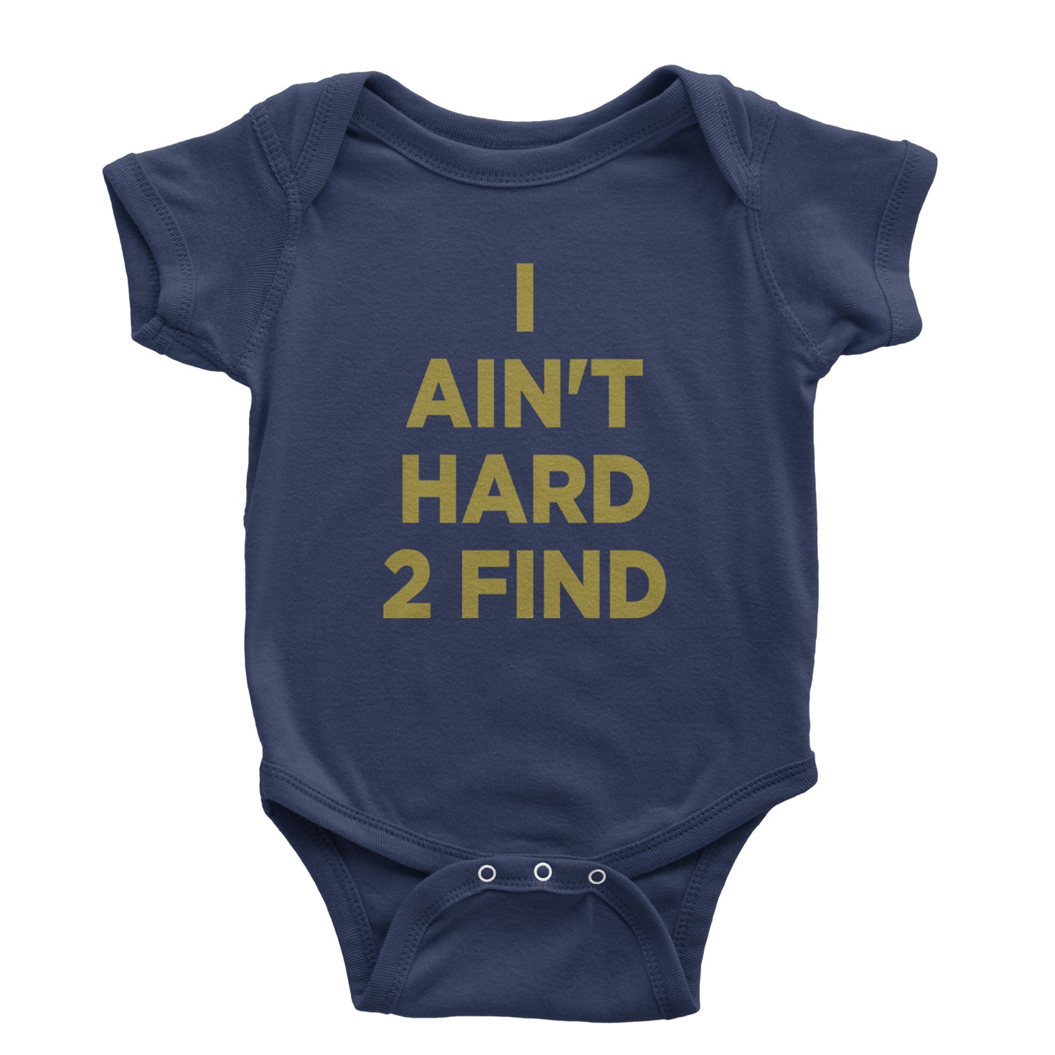 I Ain't Hard To Find Coach Prime Infant One-Piece Romper Bodysuit and Toddler T-shirt Navy Blue