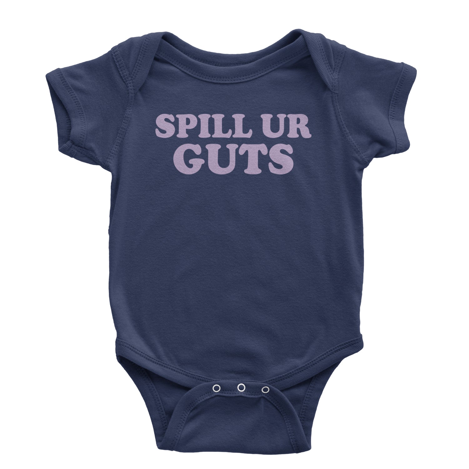 Spill Ur Guts Music Infant One-Piece Romper Bodysuit and Toddler T-shirt Navy Blue