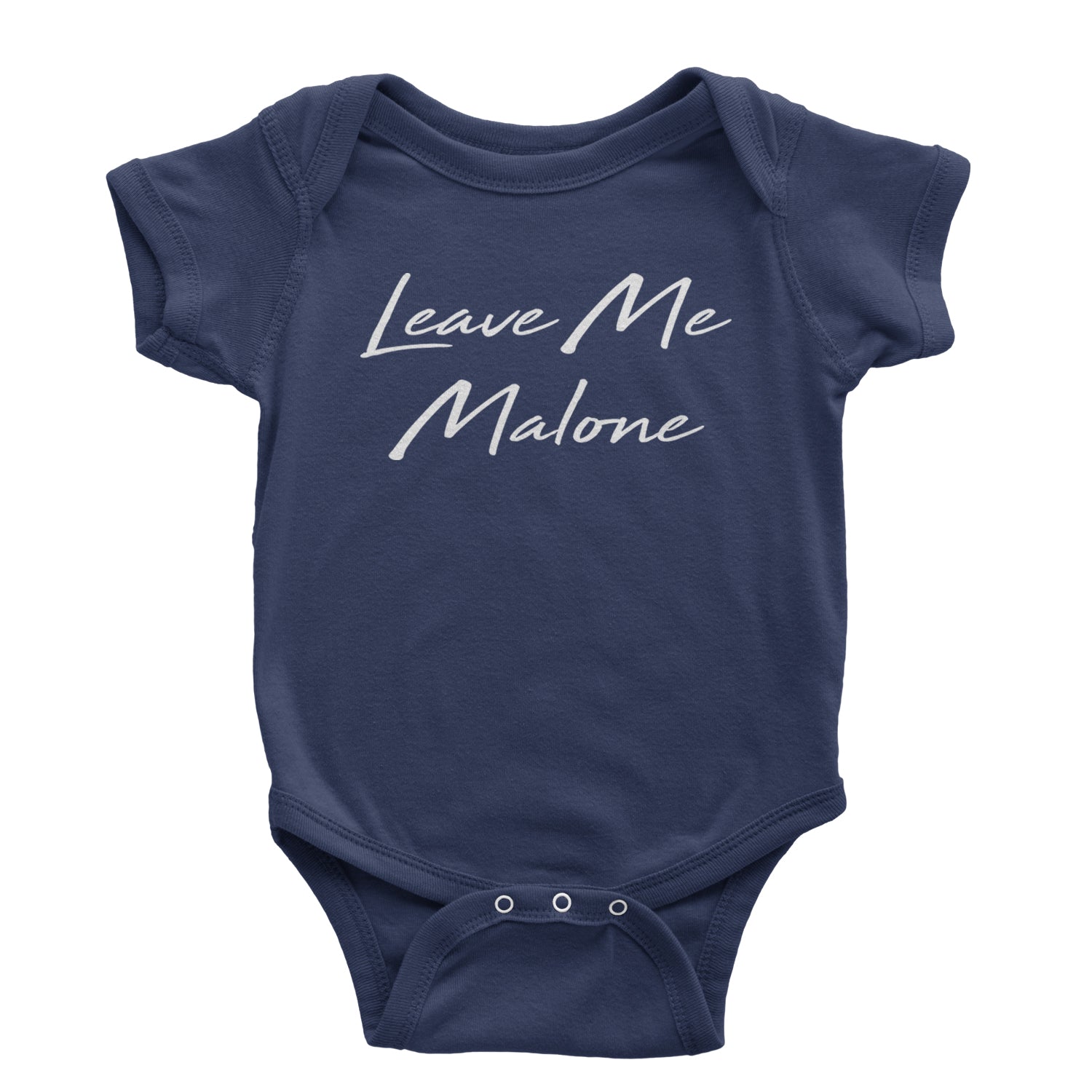 Leave Me Malone I'd Be Crying Rapper Infant One-Piece Romper Bodysuit and Toddler T-shirt Navy Blue