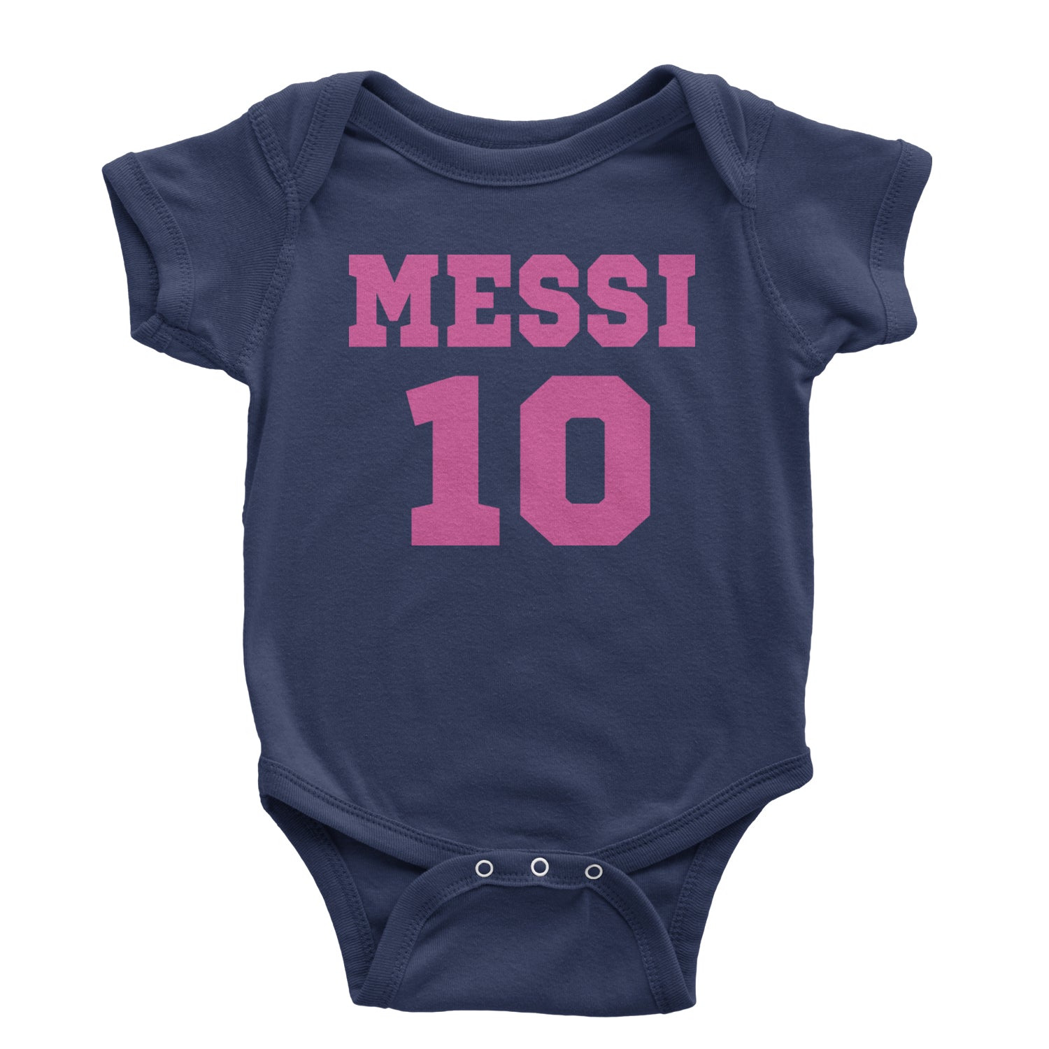 Messi World Soccer Futbol Messiami Infant One-Piece Romper Bodysuit and Toddler T-shirt Navy Blue