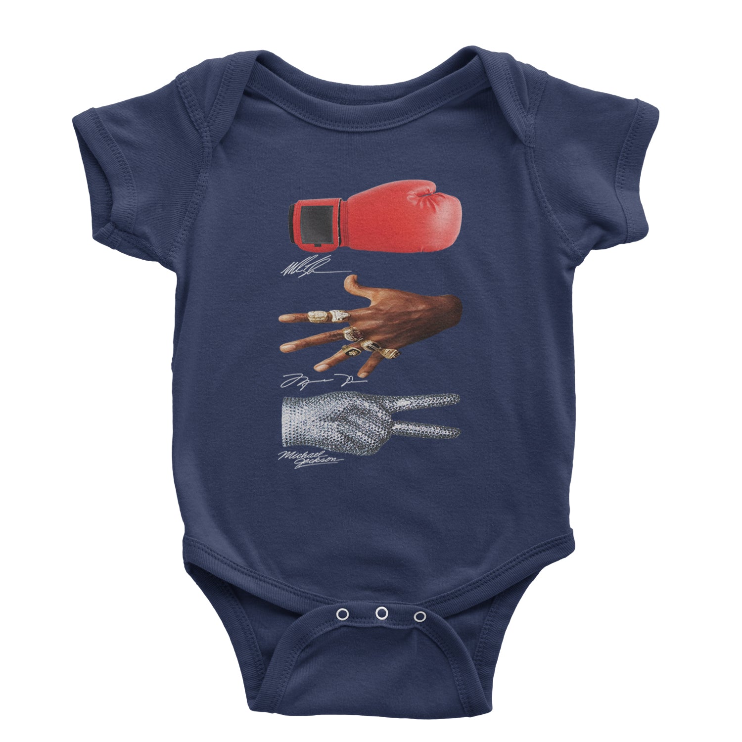 Tyson Jordan Jackson Iconic Michaels Infant One-Piece Romper Bodysuit and Toddler T-shirt Navy Blue