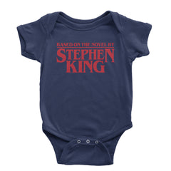 Based On The Novel By Stephen King Infant One-Piece Romper Bodysuit and Toddler T-shirt Navy Blue