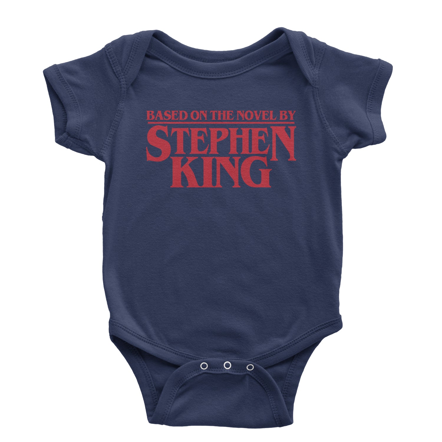 Based On The Novel By Stephen King Infant One-Piece Romper Bodysuit and Toddler T-shirt Navy Blue