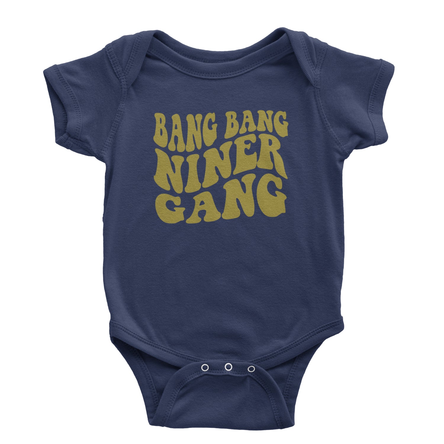 WAVE Bang Bang Nin-r Gang San Francisco Infant One-Piece Romper Bodysuit and Toddler T-shirt Navy Blue