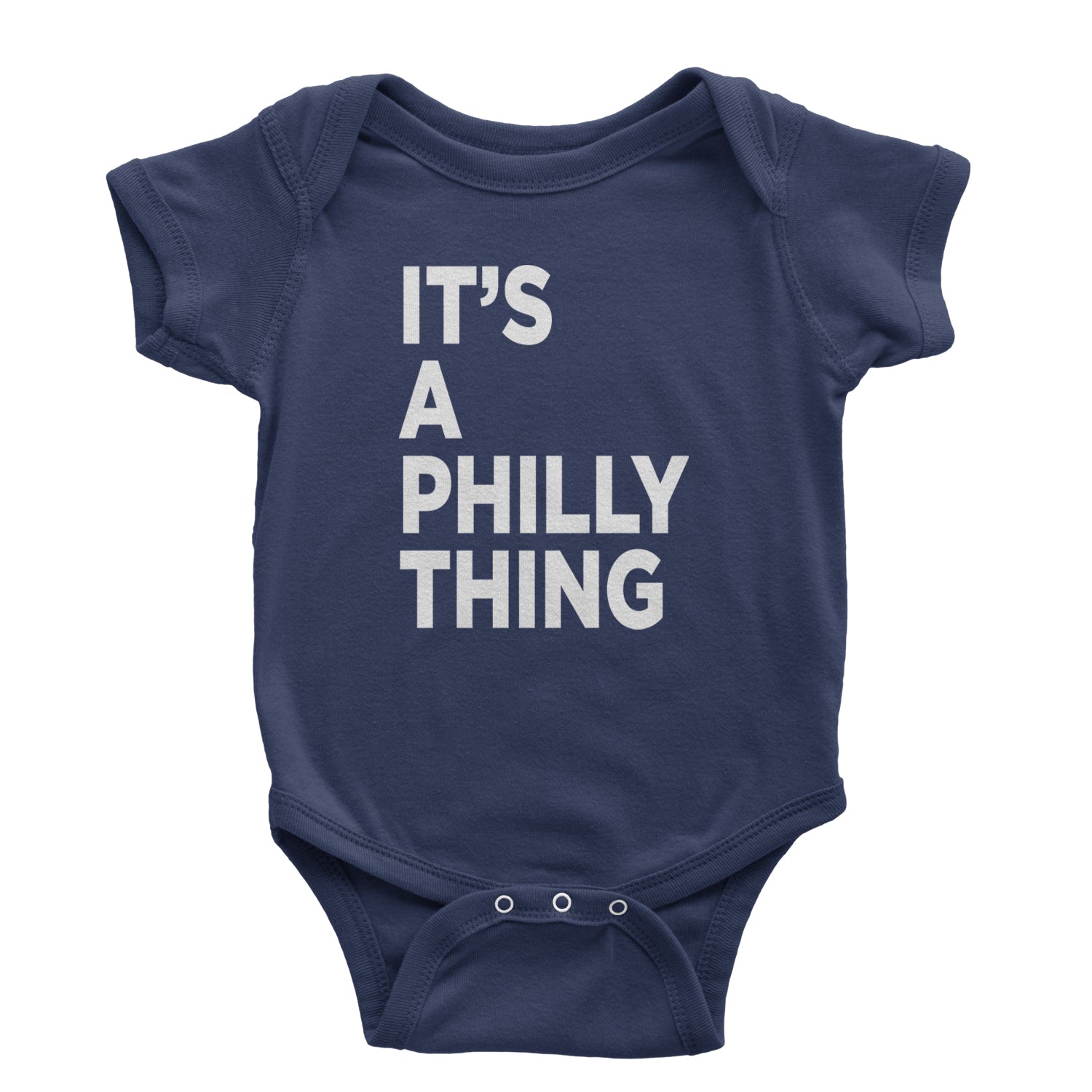 PHILLY It's A Philly Thing Infant One-Piece Romper Bodysuit and Toddler T-shirt Navy Blue