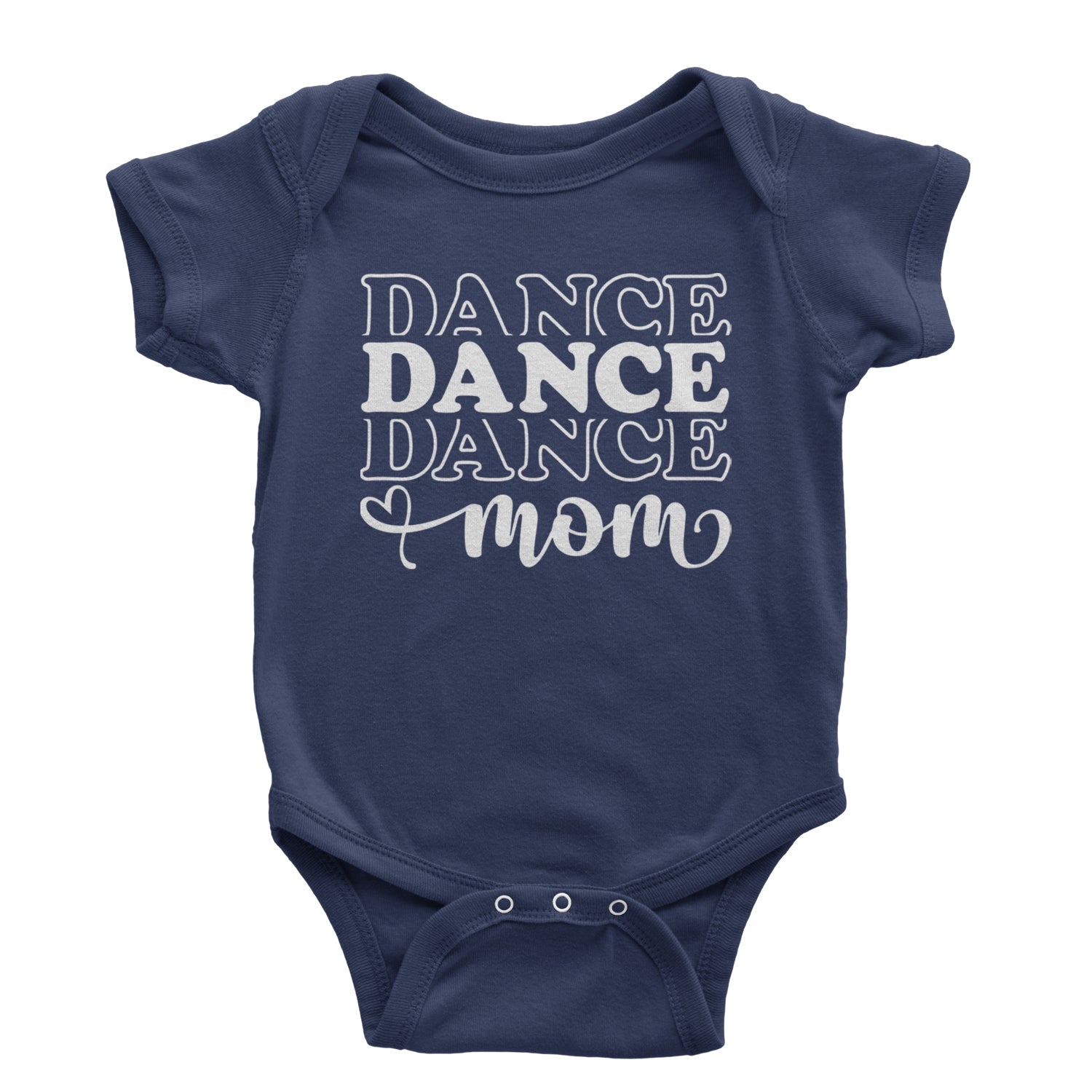 Dance Mom Infant One-Piece Romper Bodysuit and Toddler T-shirt Navy Blue