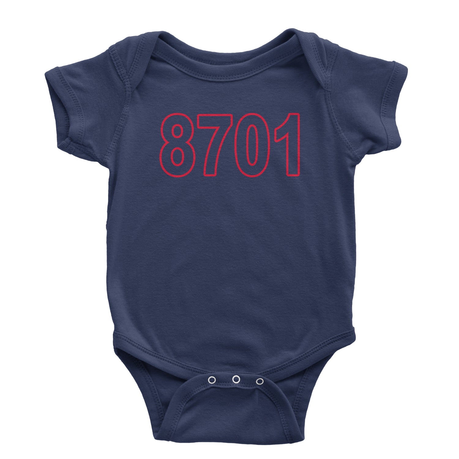 Timeless 8701 Era Y2K Infant One-Piece Romper Bodysuit and Toddler T-shirt Navy Blue