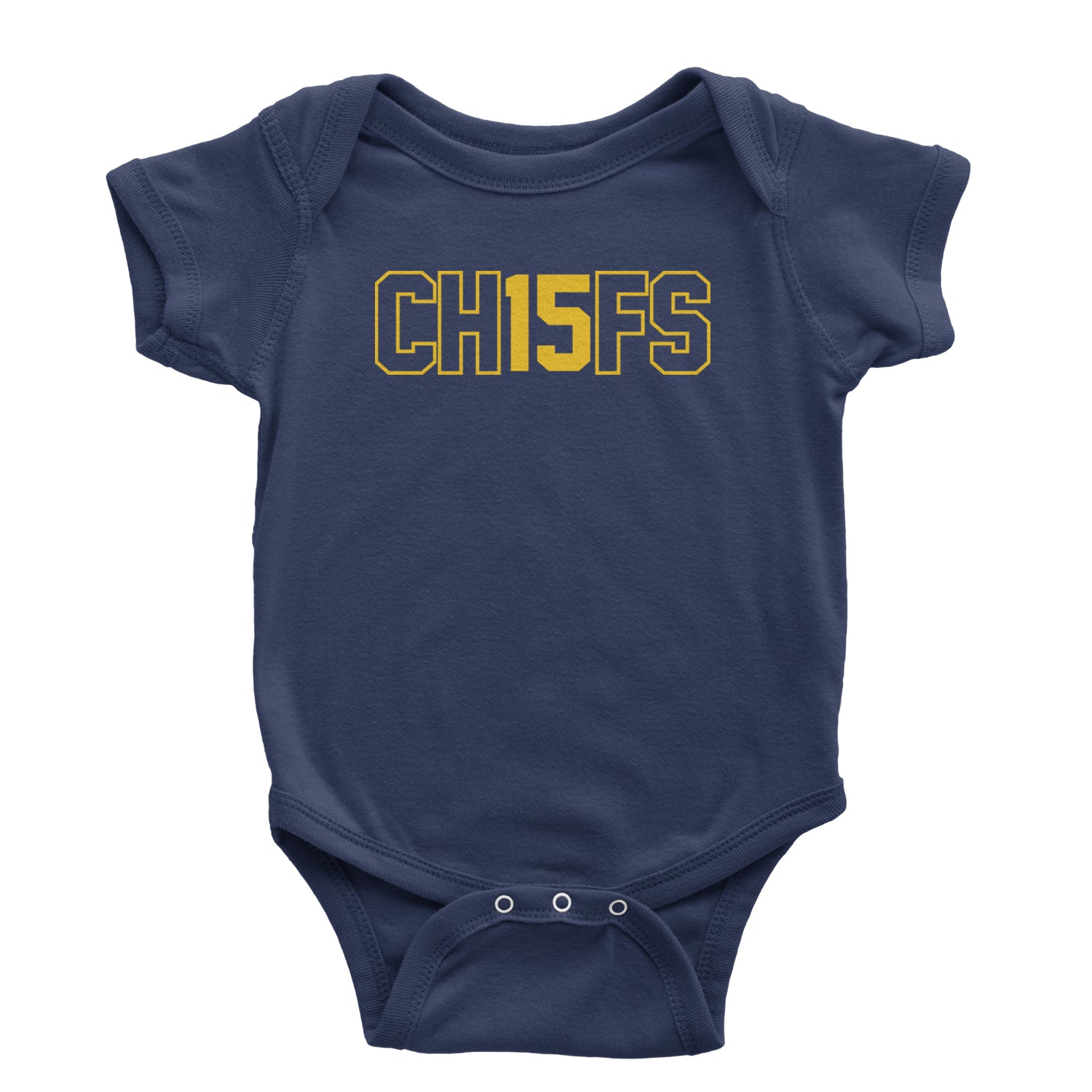 Ch15fs Chief 15 Shirt Infant One-Piece Romper Bodysuit and Toddler T-shirt Navy Blue