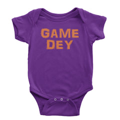 Game Dey Cincinnati Football Infant One-Piece Romper Bodysuit and Toddler T-shirt Purple
