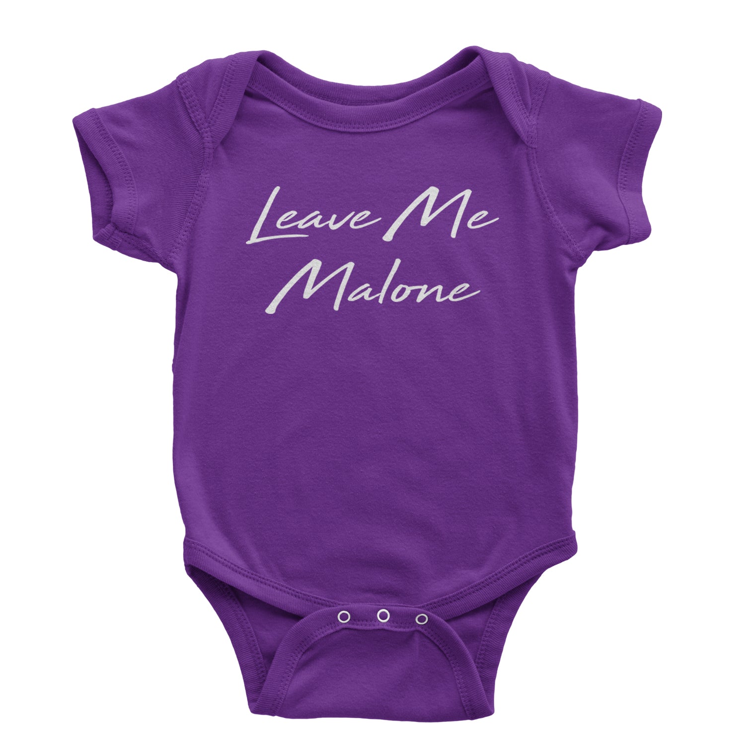 Leave Me Malone I'd Be Crying Rapper Infant One-Piece Romper Bodysuit and Toddler T-shirt Purple