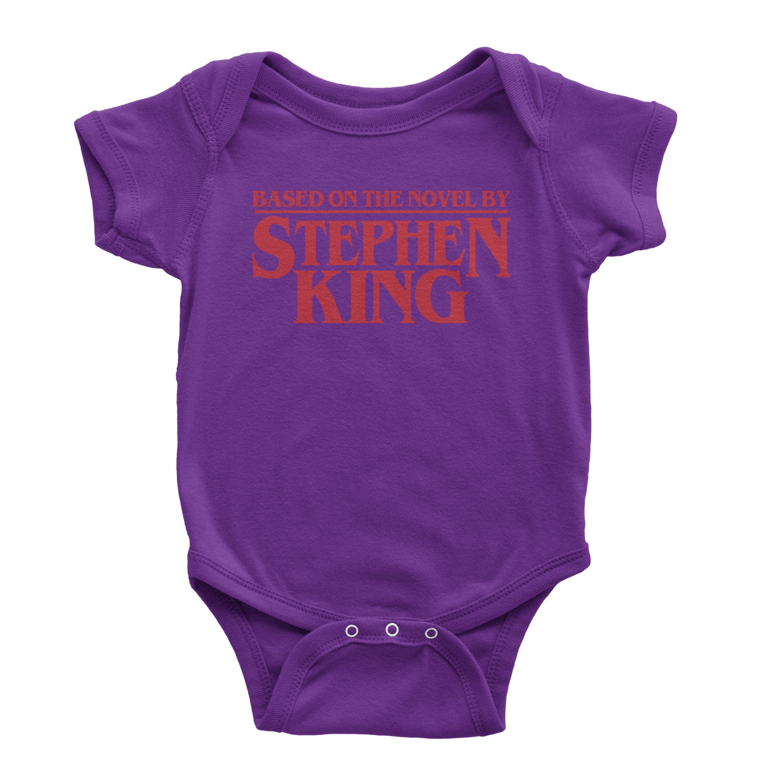 Based On The Novel By Stephen King Infant One-Piece Romper Bodysuit and Toddler T-shirt Purple