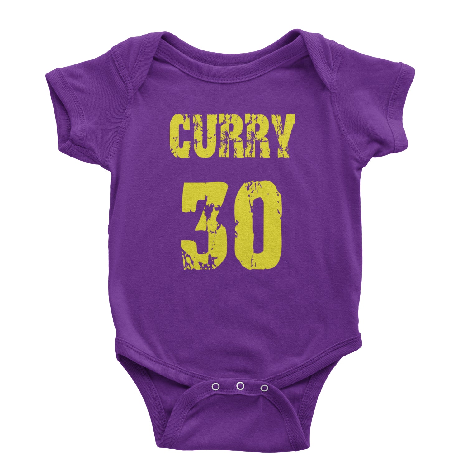 Curry #30 Infant One-Piece Romper Bodysuit and Toddler T-shirt Purple