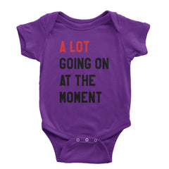 A Lot Going On At The Moment New TTPD Poet Department Infant One-Piece Romper Bodysuit and Toddler T-shirt Purple