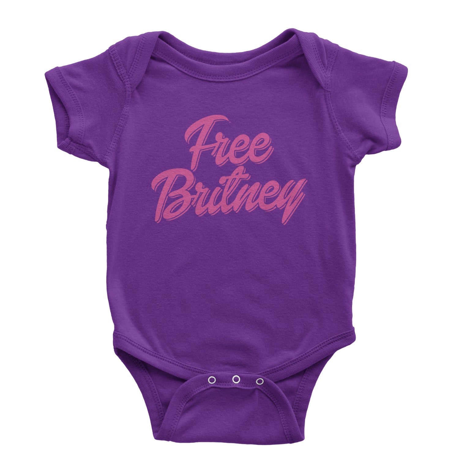 Pink Free Britney Infant One-Piece Romper Bodysuit and Toddler T-shirt Purple